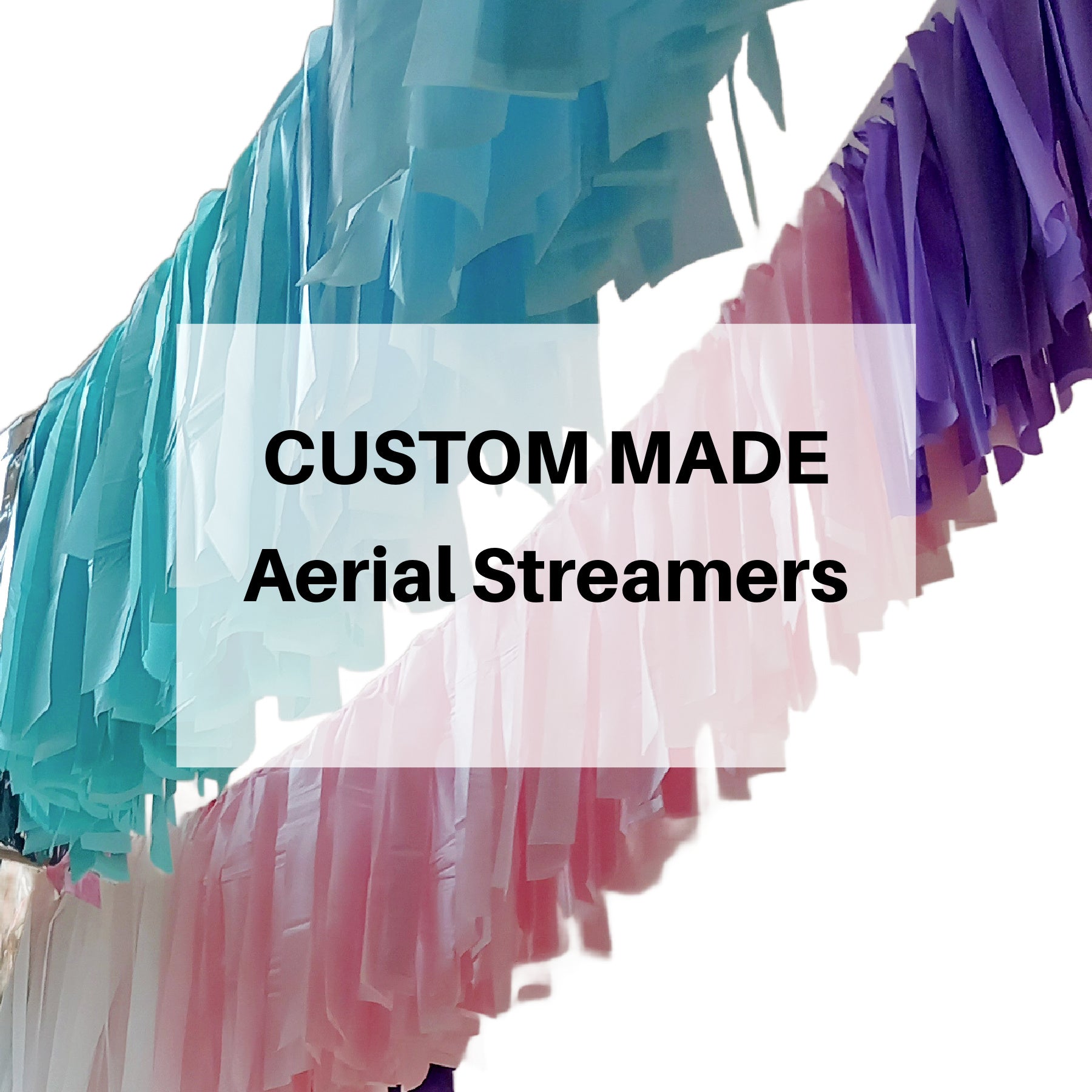Bespoke Streamers | Aerial Ceiling Streamers