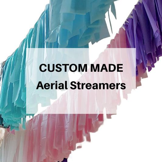 Bespoke Streamers | Aerial Ceiling Streamers