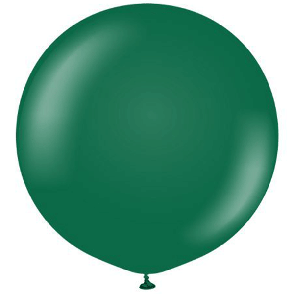 36" Dark Green Round Balloon