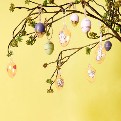 Painted Hanging Eggs for Decorations | Easter Egg Decorations UK