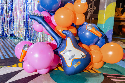 Holographic Microphone Foil Balloons – 3 Pack