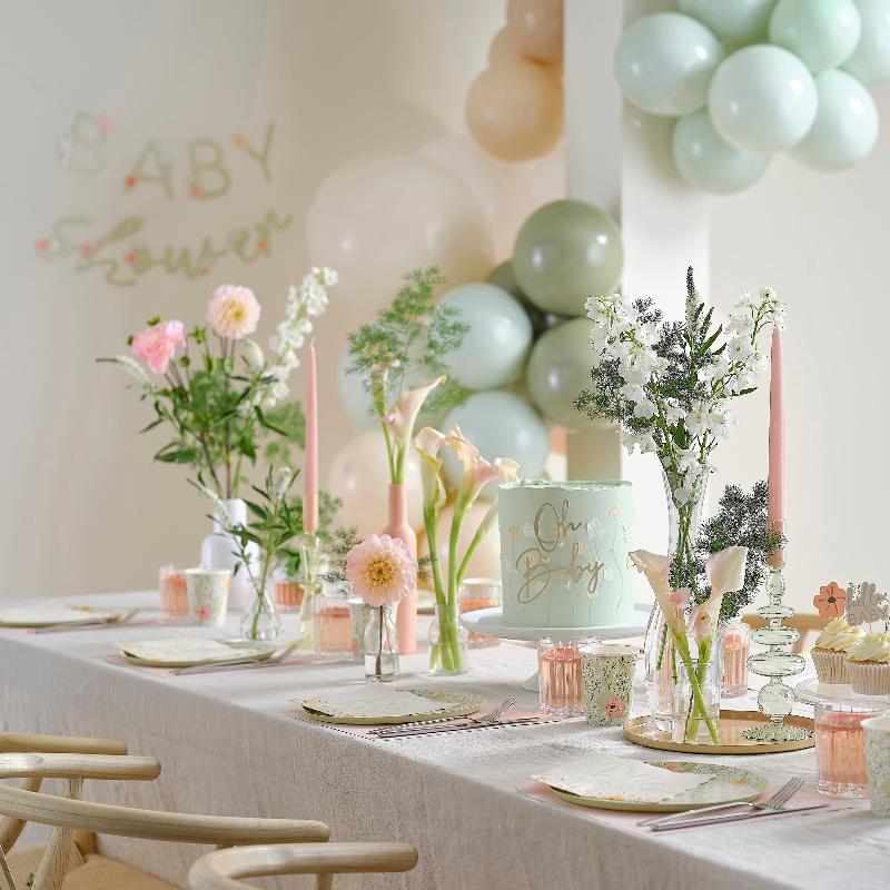 Floral Party | Pretty Floral Party Set Up by Ginger Ray UK