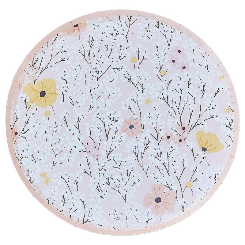 Ditsy Floral Party Plates by Ginger Ray UK