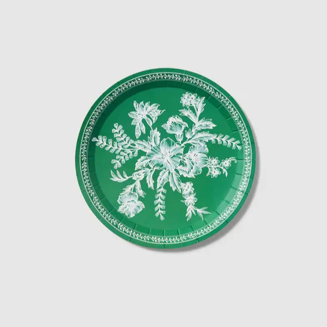 Emerald Toil Side Plates | Quality Plates for Tablescapes | Coterie