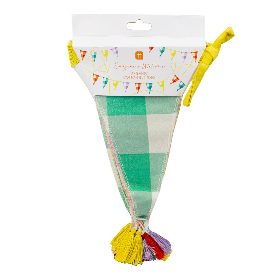 Fabric Gingham Bunting - Talking Tables - Pretty Little Party Shop