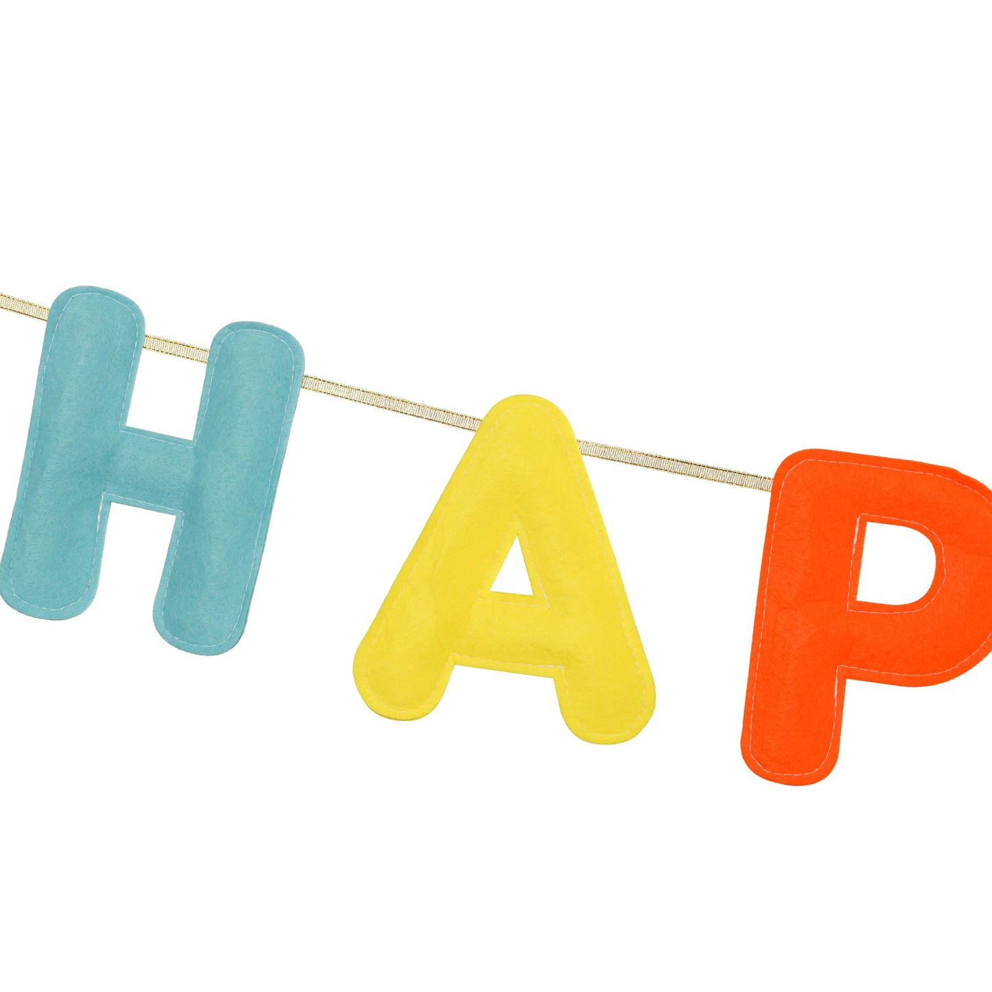 Large Felt Happy Birthday Banner | Rainbow Reusable Decoration