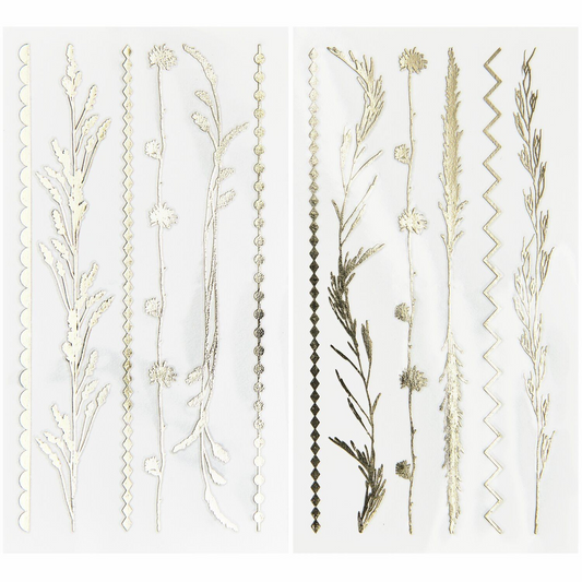 Festival Boho Temporary Tattoos with Gold Foil | Pretty Little Party Shop