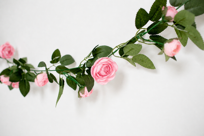 Flower Garland Pink | Artificial Flowers & Foliage for Parties