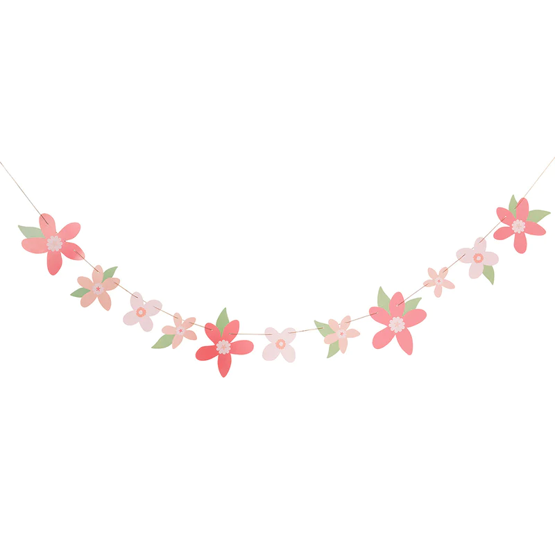 Flower Party Garland | Hooty Balloon Party Garland
