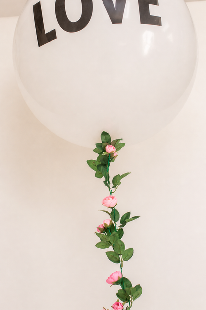 Flower Garland Pink | Artificial Flowers & Foliage for Parties Ginger 
