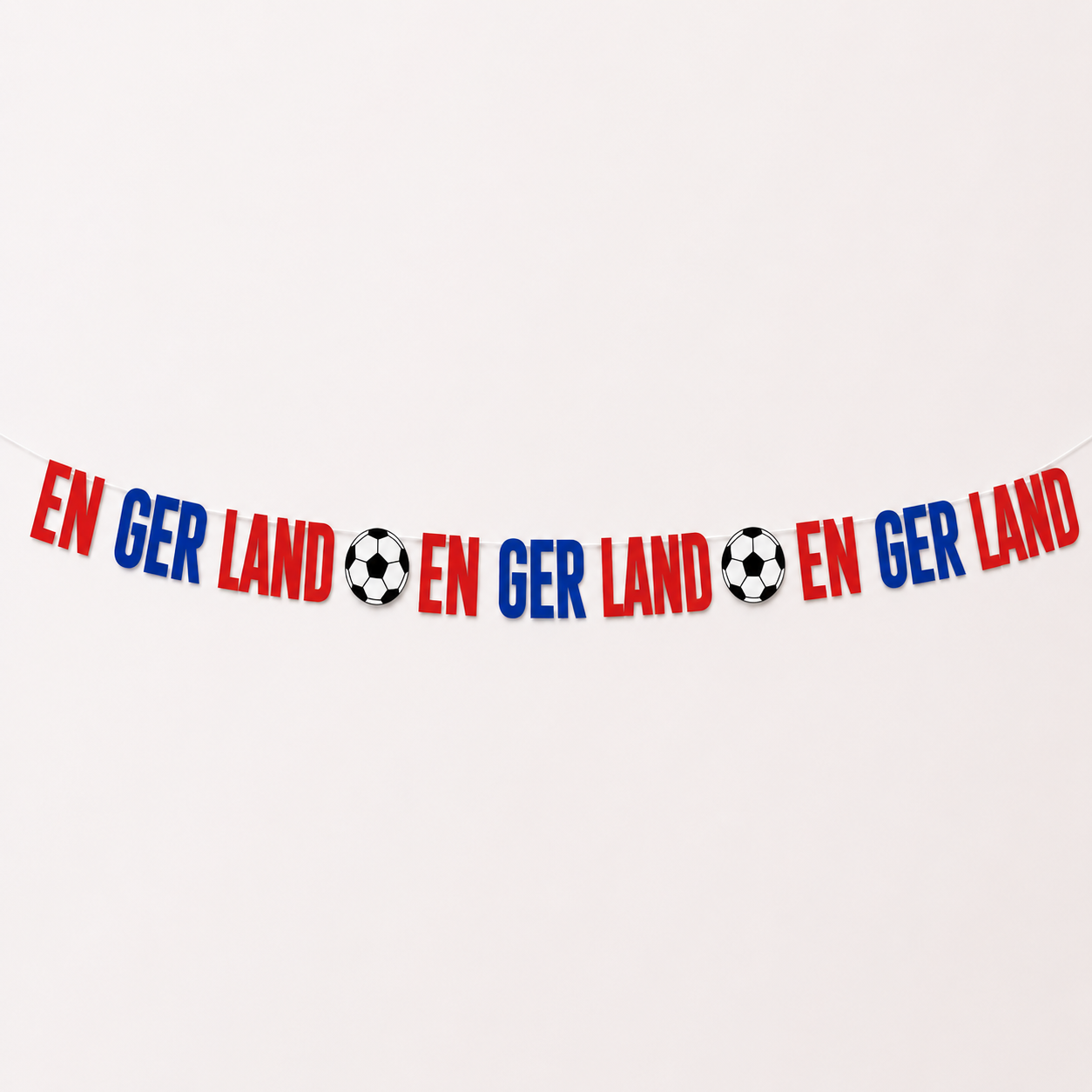 EN GER LAND Football Party Banner | England Football Decorations