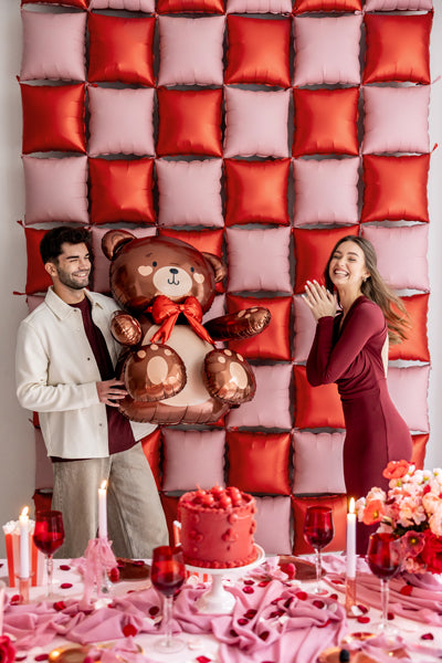 Giant Bear With Bow Balloon