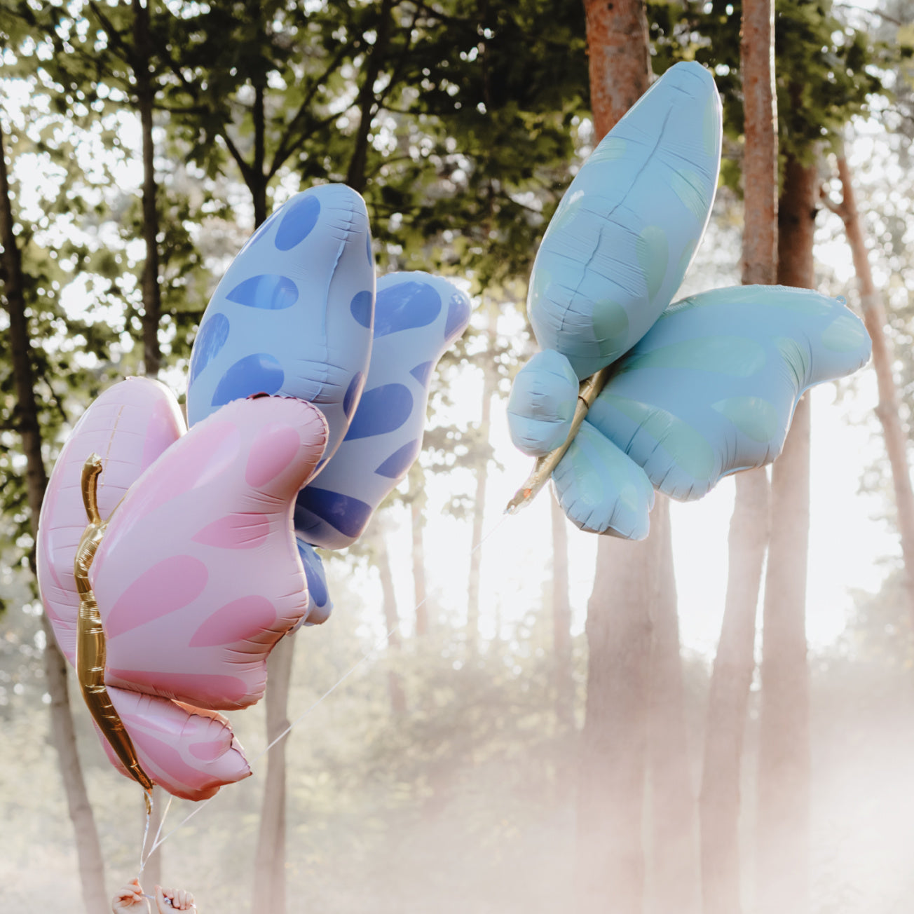 Giant Blue Butterfly Balloon Partydeco