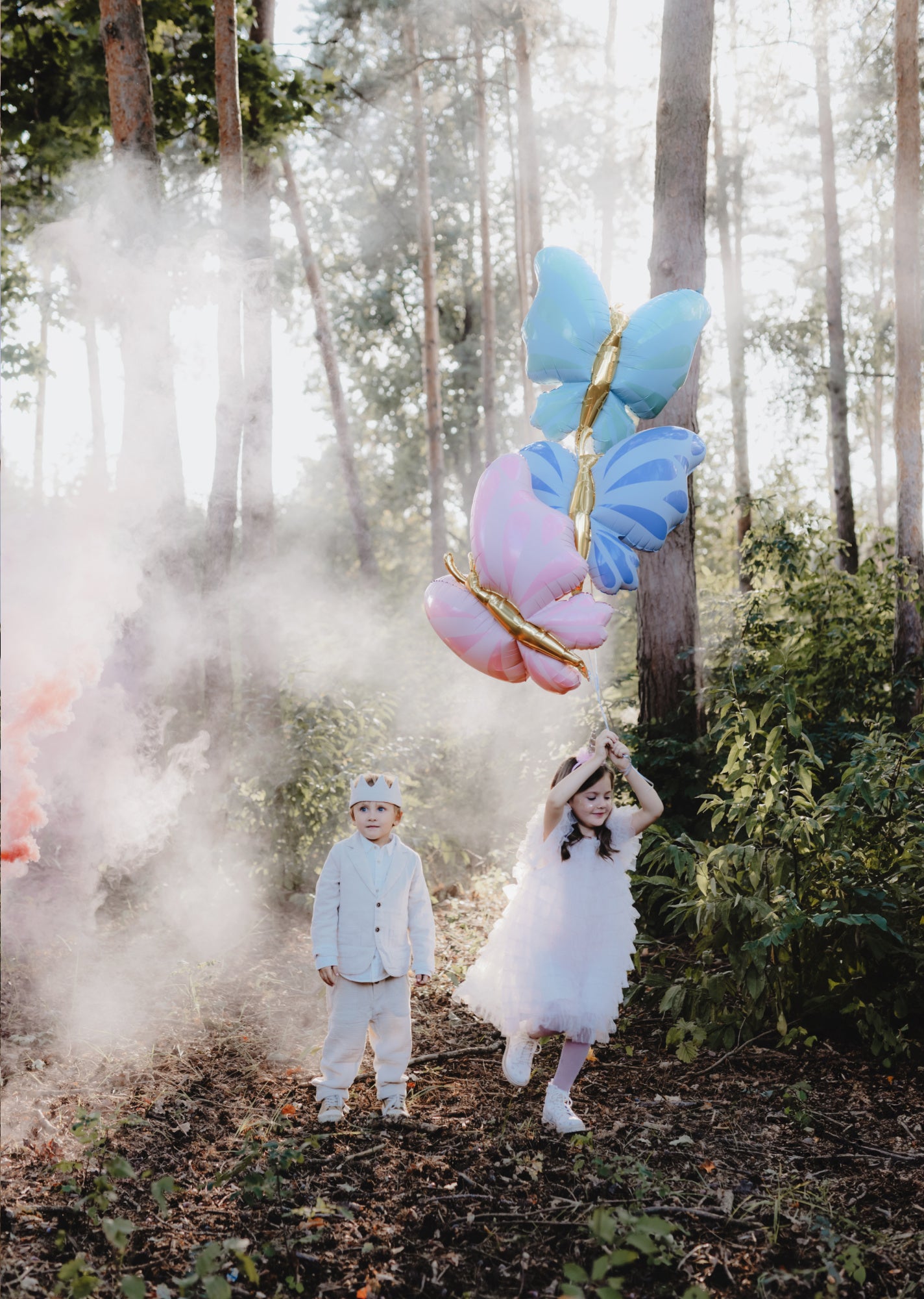 Giant Blue Butterfly Balloon Partydeco