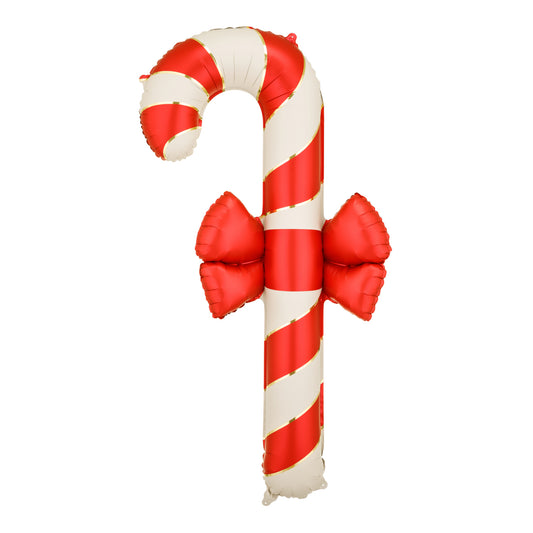Giant Striped Candy Cane Balloon with a bow