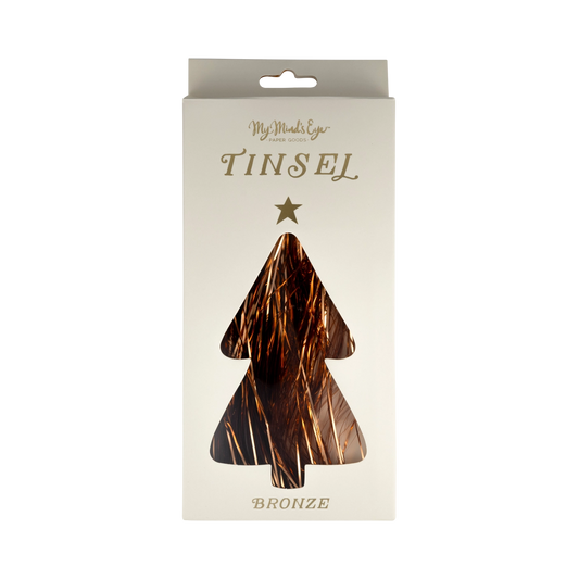 Bronze Gold Lametta Tinsel