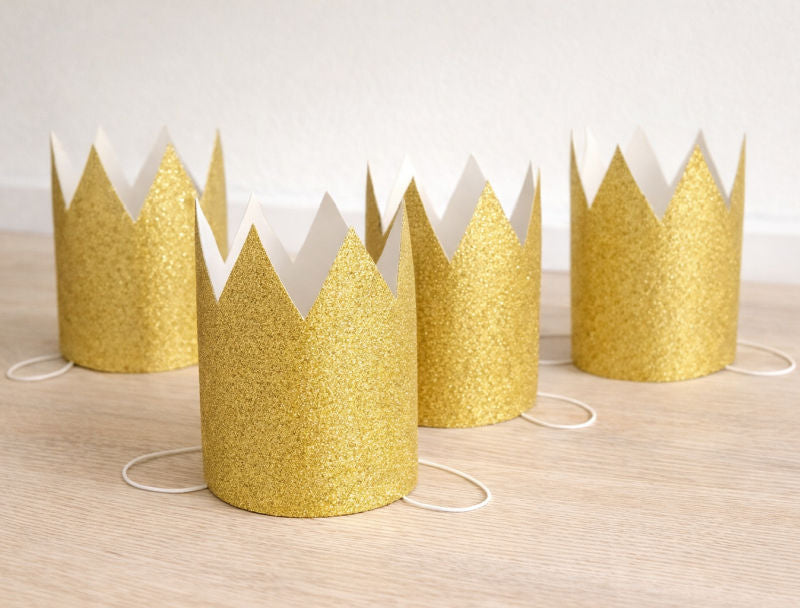 Gold Party Crowns | Kids Party Hats | Pretty Little Party Shop