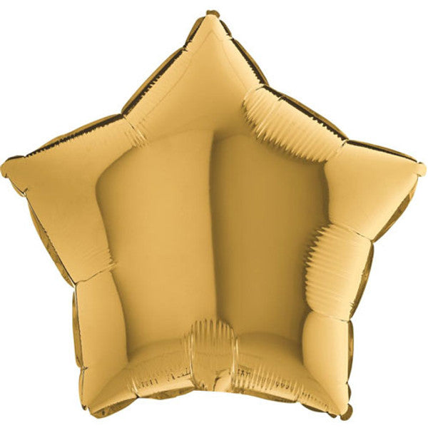 Gold Star Foil Balloon