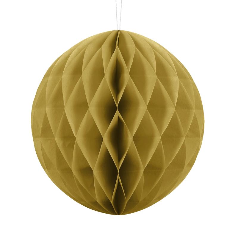 Gold Honeycomb Balls UK Party Deco