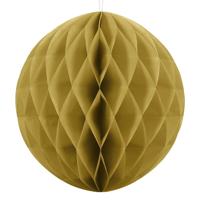 Gold Honeycomb Balls UK Party Deco