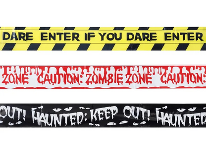 Halloween Warning Tape Set (Pack of 3)
