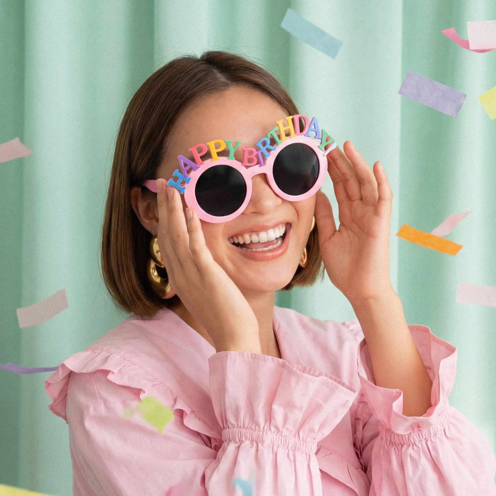 Happy Birthday Glasses | Pink Birthday Sunglasses