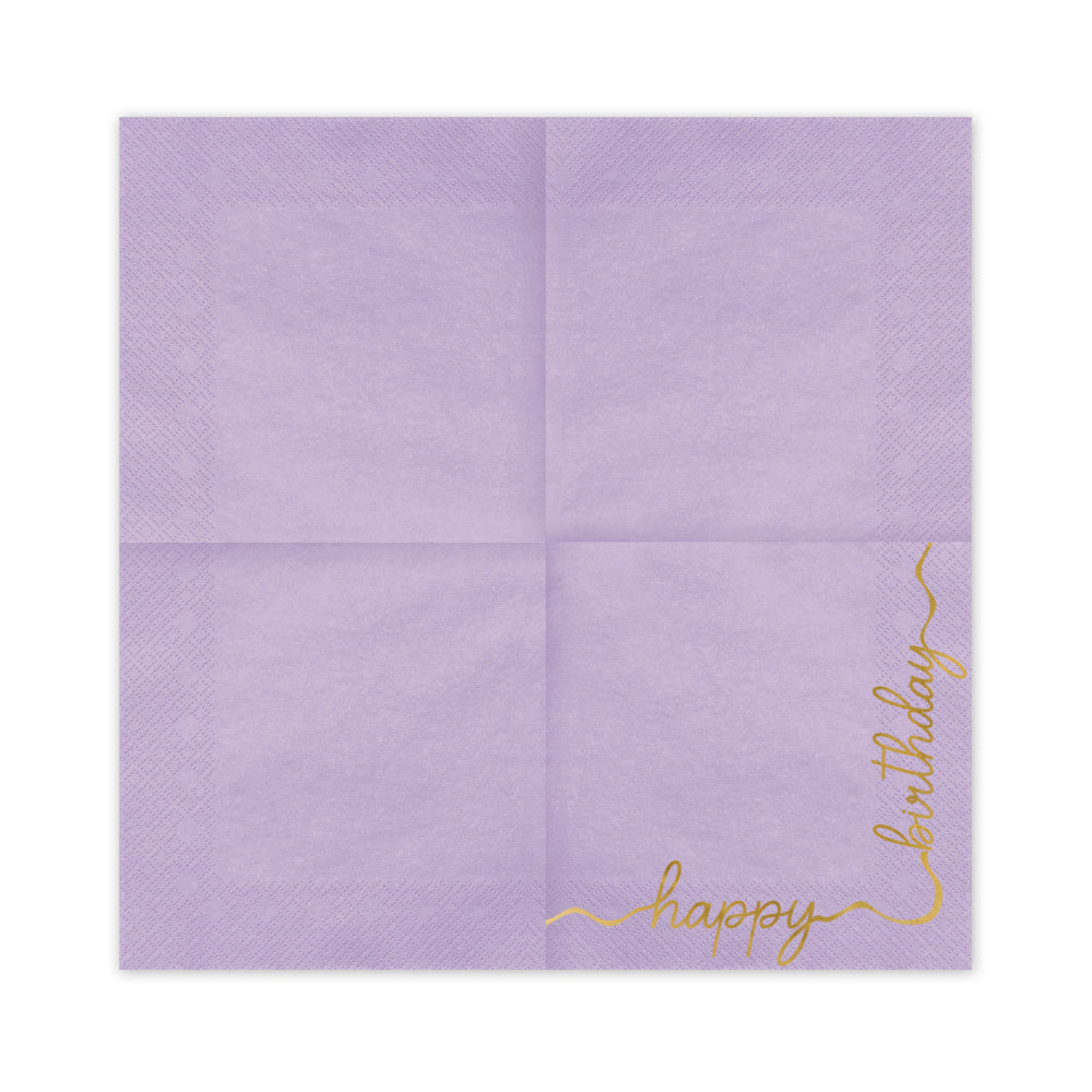 pastel party napkins in a lovely mix of colours