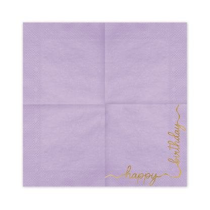 pastel party napkins in a lovely mix of colours