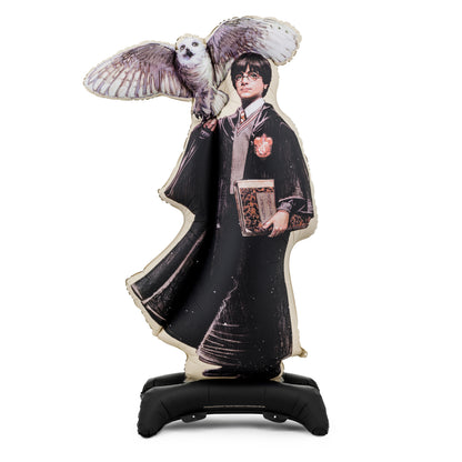 Giant Harry Potter Standing Balloon with Hedwig | 145cm