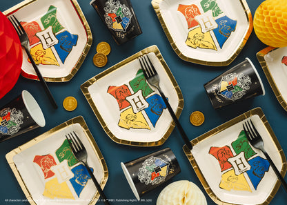 Harry Potter Hogwarts Crest Paper Plates (6 Pack)
