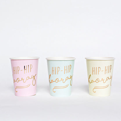 Party Cups - Hip Hip Hooray Ginger Ray UK