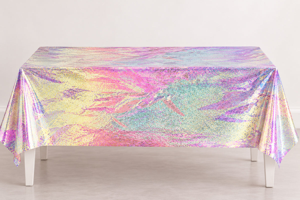 Holographic Tablecloth for Parties and Events