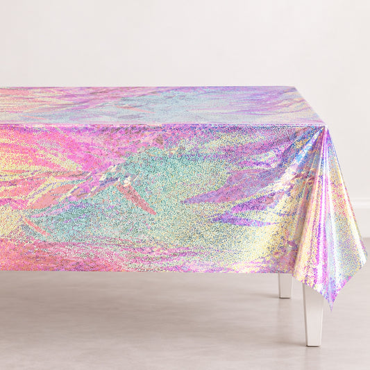 Holographic Tablecloth for Parties and Events