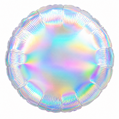 Iridescent Round Foil Balloon UK