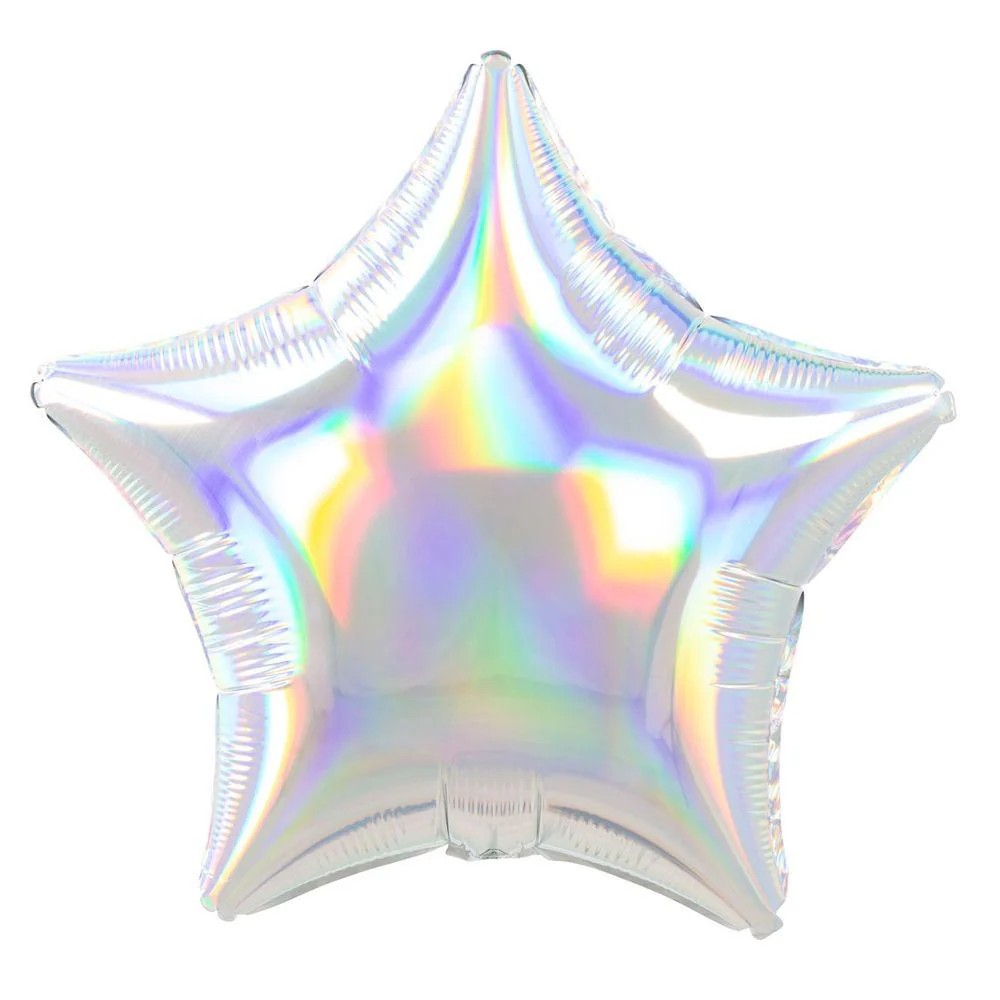 Iridescent Star Foil Balloons | Helium Balloons | Online Balloonery Anagram
