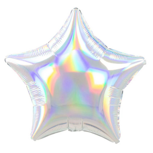 Iridescent Star Foil Balloons | Helium Balloons | Online Balloonery Anagram
