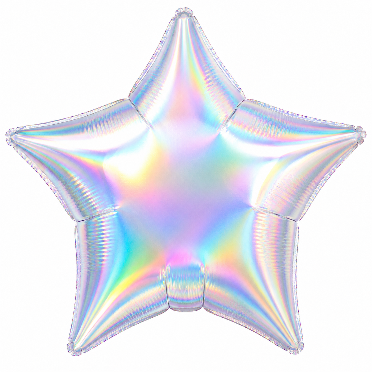 Iridescent Star Foil Balloon UK