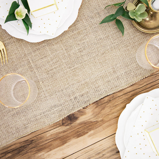 Jute Table Runner | Hessian Table Runner arty Deco UK