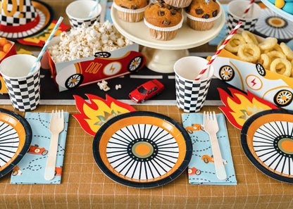 Racing Car Wheel Shapes | Plates for Cars Parties UK