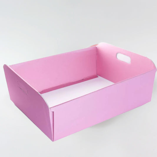 Extra Large Hamper Serving Tray - Pink Glitter