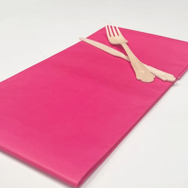 Large Bubblegum Pink Paper Tablecloth