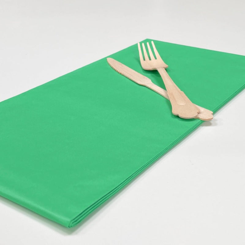 Large Green Paper Tablecloth | Evergreen Paper Disposable Tablecloth | Amscan UK