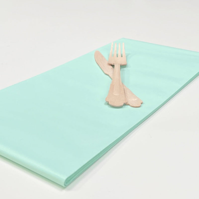 Duck Egg Mint Paper Tablecloth | Disposable Party Tablecloths UK