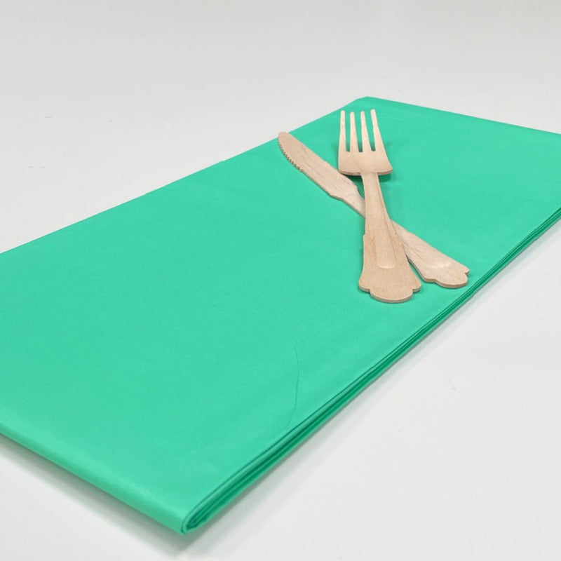 Large Seafoam Green Paper Tablecloth | Disposable Tablecloth Amscan UK
