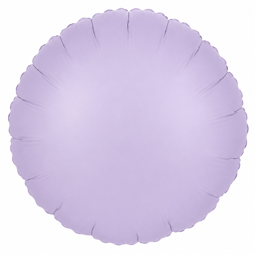 Lilac Round Foil Balloon