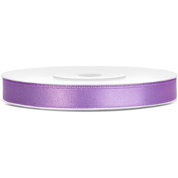 Lilac Satin Ribbon 25meters 6mm