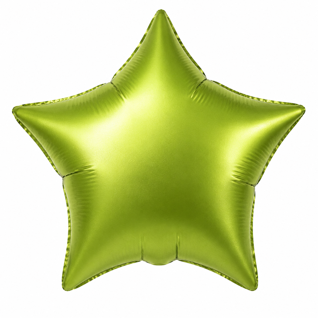 Lime Matcha Green Star Foil Balloon