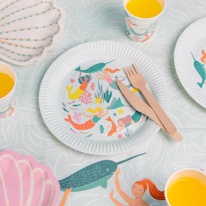 Mermaid Party Plates | Make Waves Party Plates Talking Tables