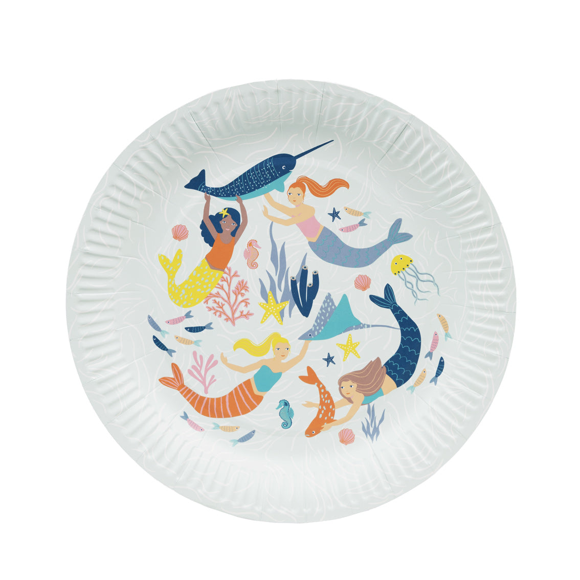 Mermaid Party Plates | Make Waves Party Plates Talking Tables