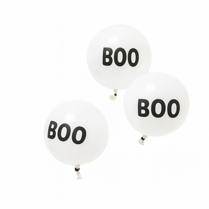 Mini Boo Balloons for Halloween